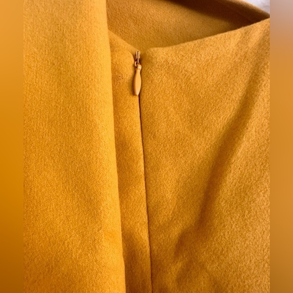 STYLEWE Long Sleeve Top Attached Scarf and Back Zip detailWomen Size 2XL Mustard - Picture 4 of 5